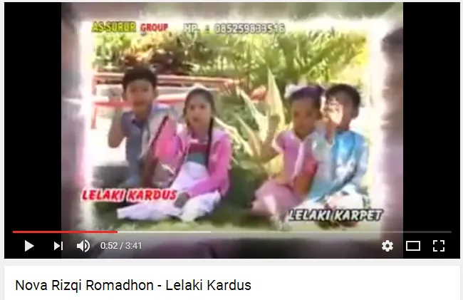 Deddy pertanyakan lagu 'Lelaki Kardus' © Youtube