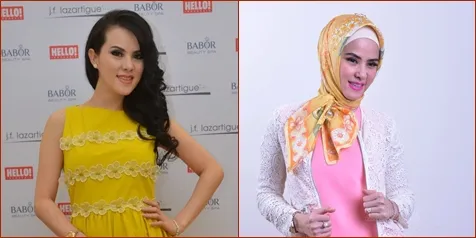 Angel sebelum dan sesudah berhijab. Cantik mana? / KapanLagi®