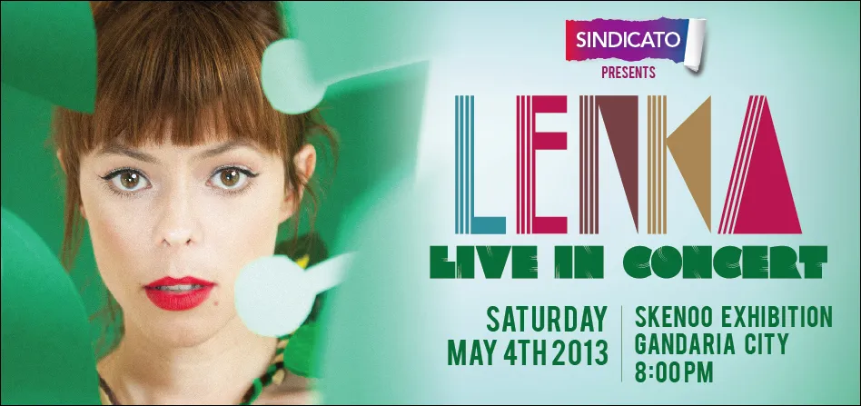 Poster konser Lenka di Jakarta bulan Mei mendatang 