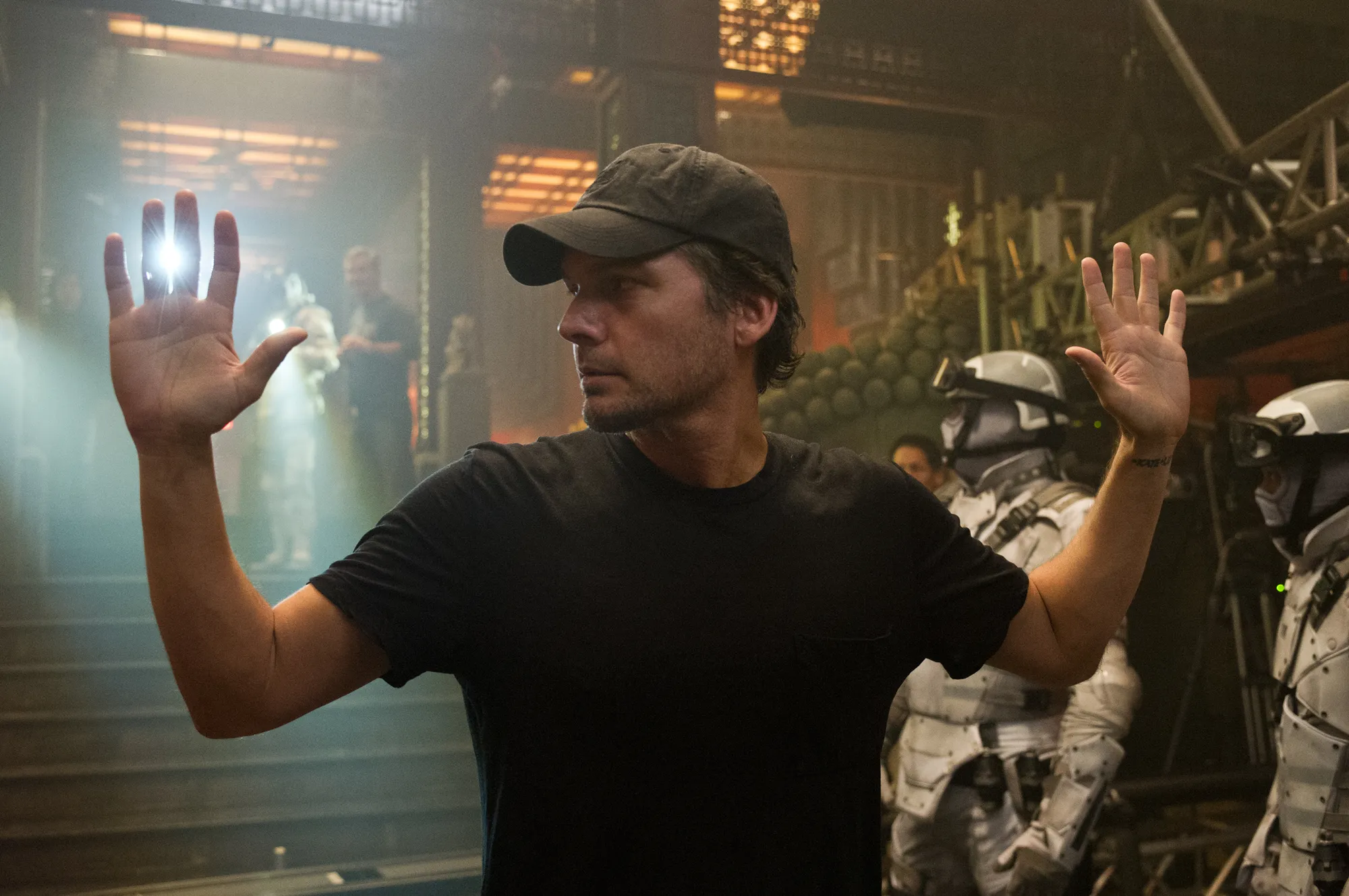 Len Wiseman saat menggarap TOTAL RECALL. 
