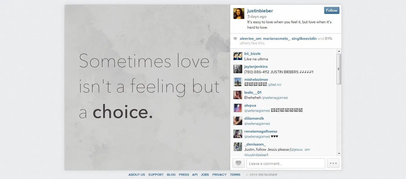 Justin Bieber © instagram.com/justinbieber