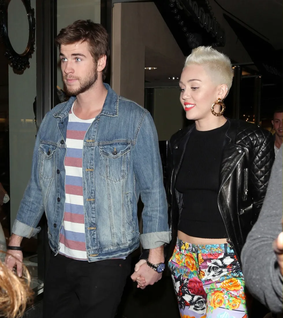 Liam Hemswoth - Miley Cyrus @ justjared.com