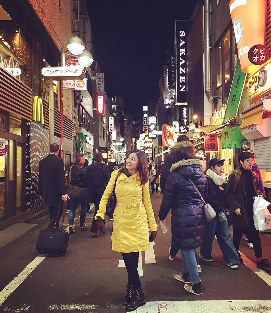Marshanda liburan tanpa Sienna di Jepang © Instagram/marshanda99