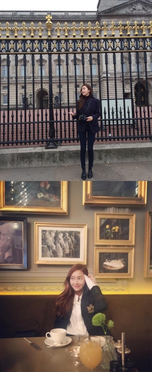 Liburan Jessica Jung di Inggris. © instagram.com/jessica.syj