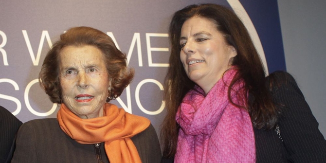 Liliane Bettencourt dan putrinya, Francoise Bettencourt-Meyers © Parismatch