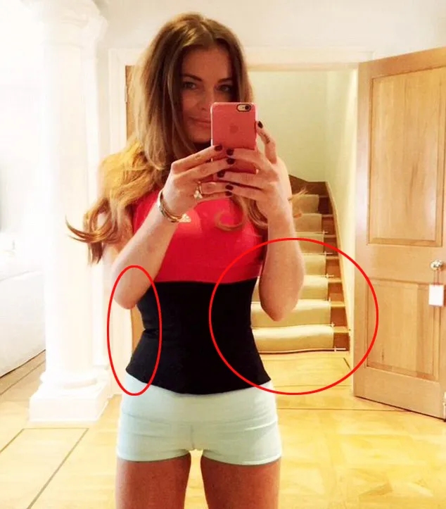 Seksi sih, tapi cuma tipuan Photoshop @ twitter.com/lindsaylohan