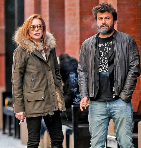 Lindsay Lohan dan Domingo Zapata yang dikabarkan pernah berkencan @ dailymail.co.uk
