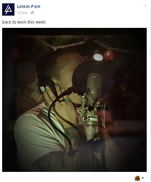 Linkin Park resmi masuk studio rekaman lagi © Facebook.com/LinkinPark