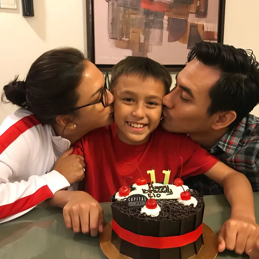 Lionel Nathan putra sulung Donna dan Darius / Credit: Instagram - liodiegosabrina