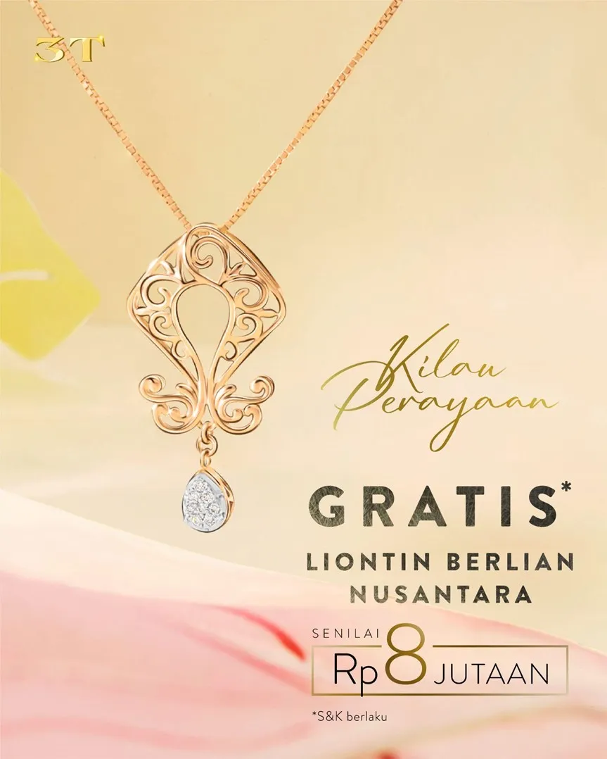 Liontin Berlian Anta, Kilau Perayaan The Palace