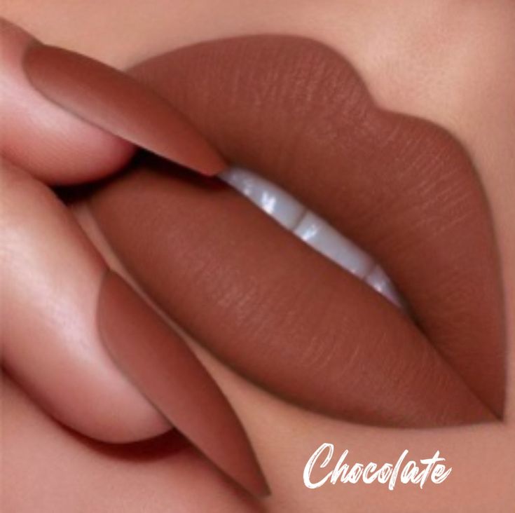 Ilustrasi Lipstick Coklat. (foto: Pinterest/Kokoro Lashes).