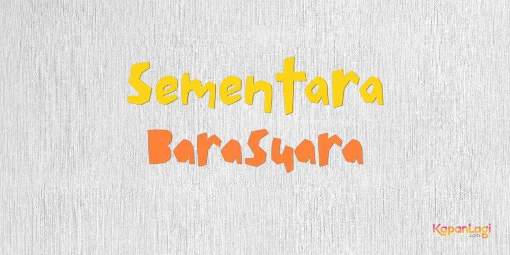 Lirik Sementara - Barasuara