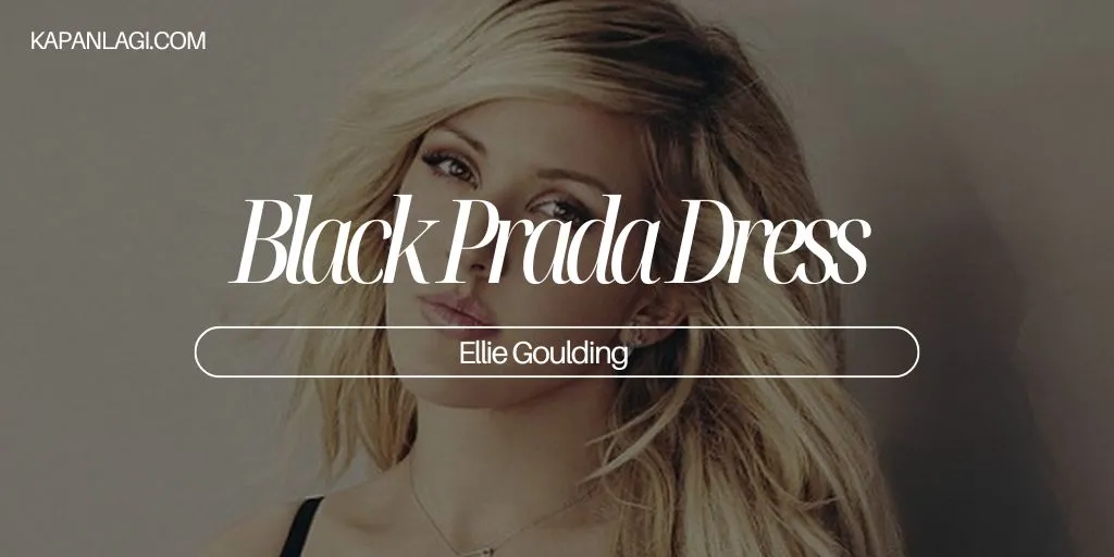 Lirik Black Prada Dress - Ellie Goulding