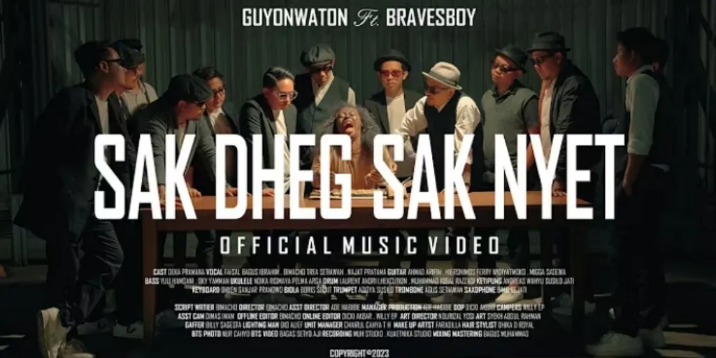 Lirik Sak Dheg Sak Nyet - Guyon Waton