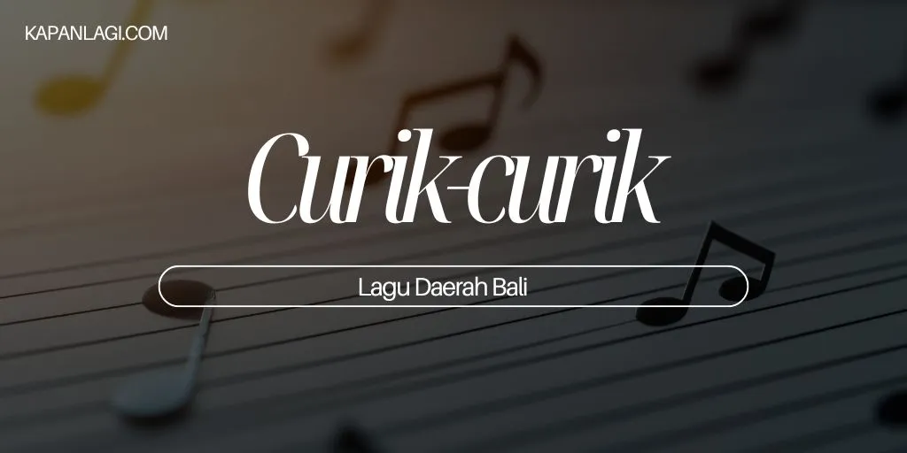 Lagu Daerah Bali - Curik-curik