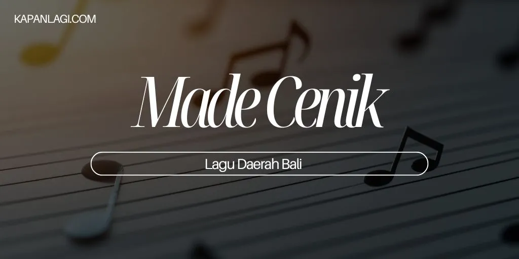 Lagu Daerah Bali - Made Cenik