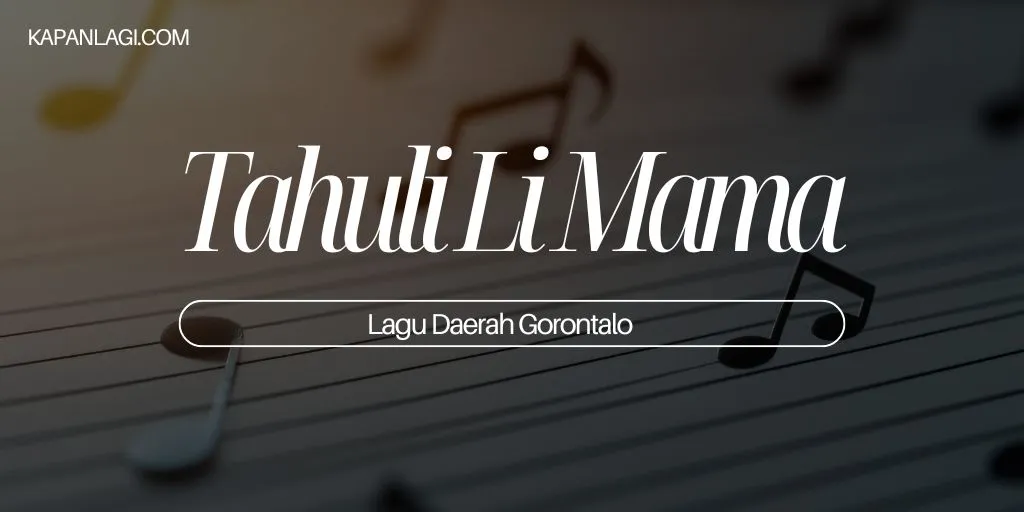 Lagu Daerah Gorontalo - Tahuli Li Mama