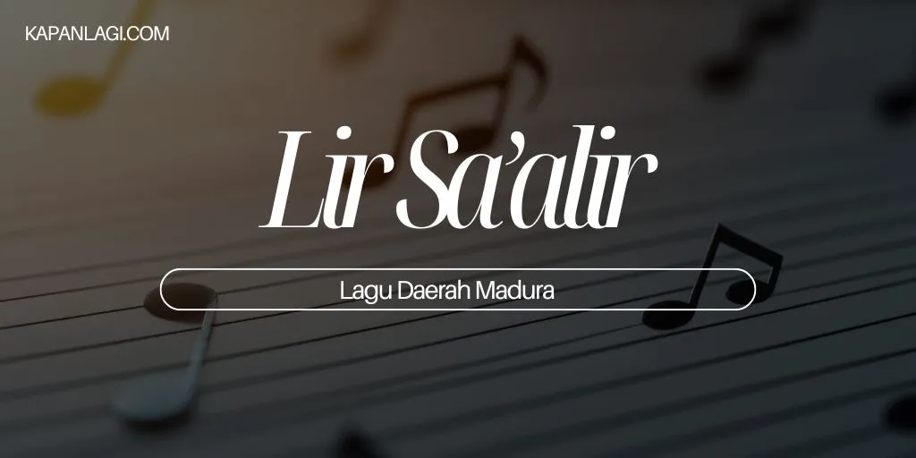 Lagu Daerah Madura - Lir Sa\'alir