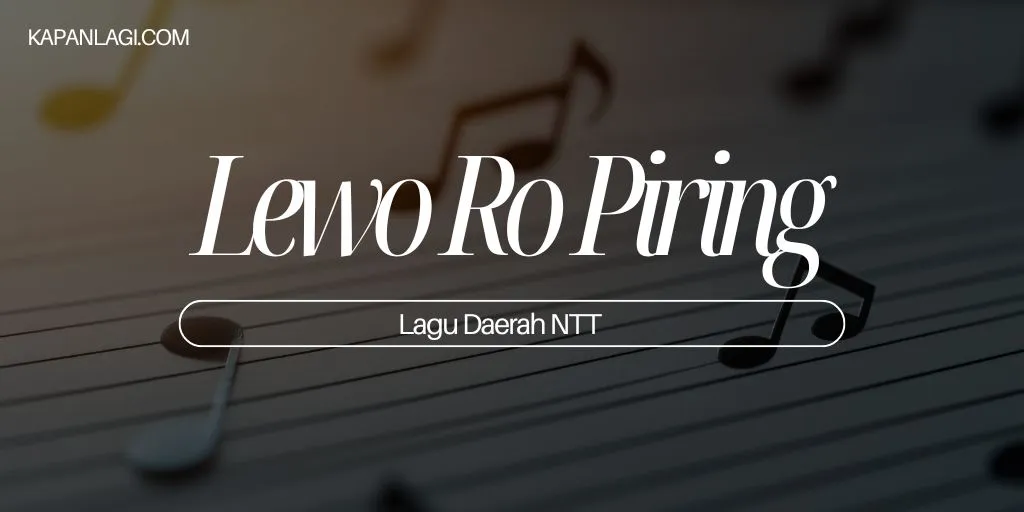 Lagu Daerah NTT - Lewo Ro Piring