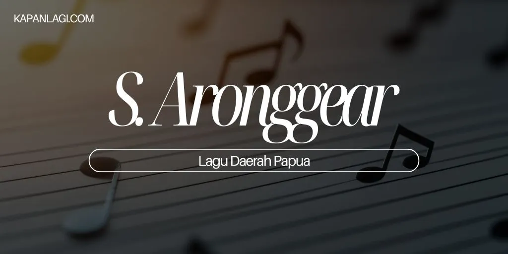 Lagu Daerah Papua - S. Aronggear