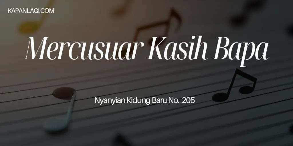 Lirik NKB 206 Mercusuar Kasih Bapa - Lagu Rohani
