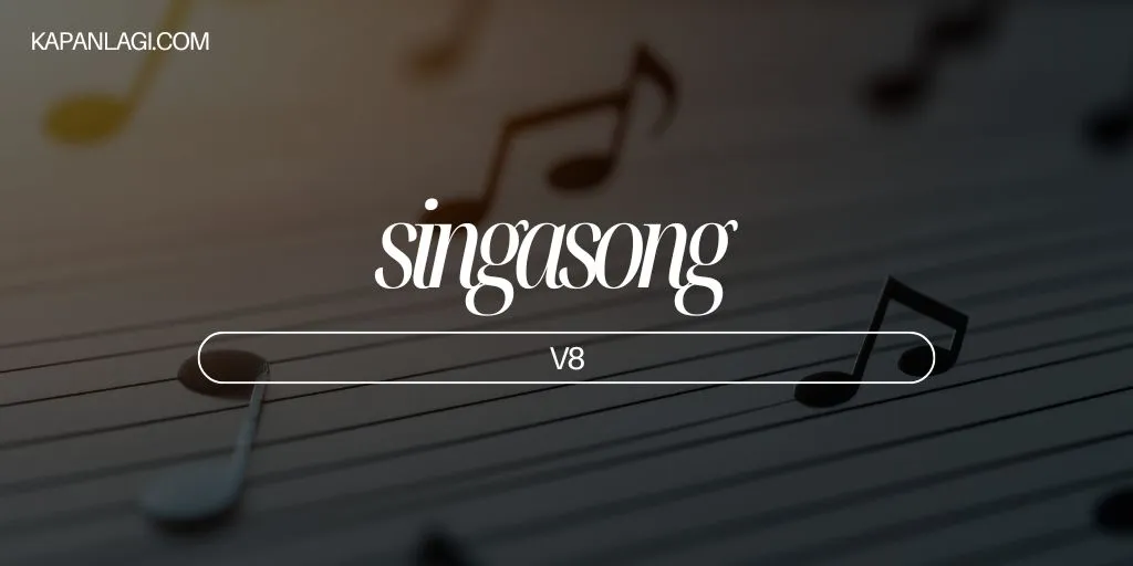 Lirik singasong - V8