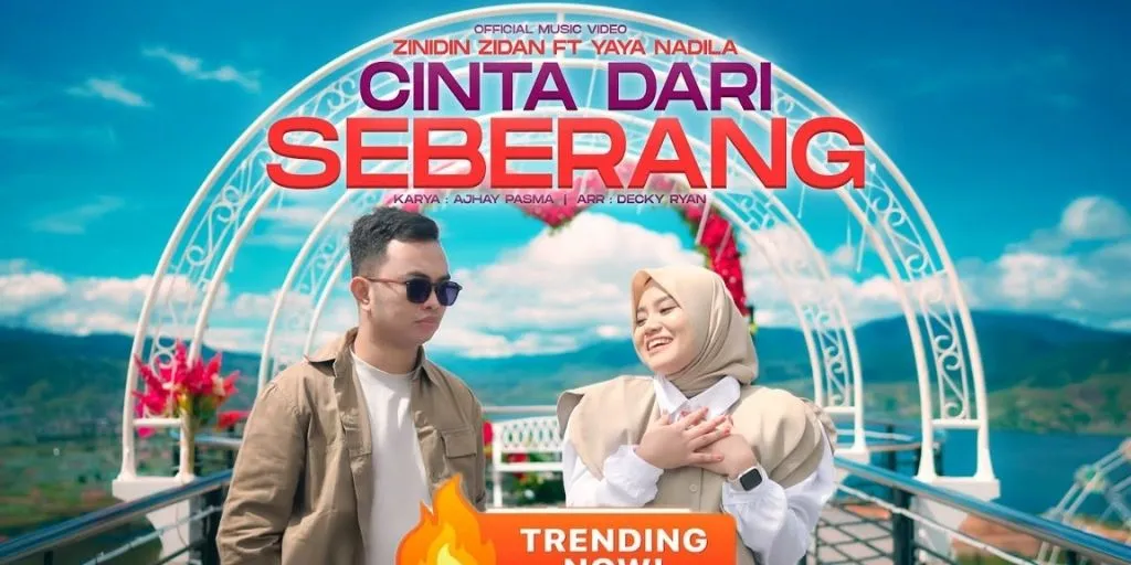 Zinidin Zidan Feat Yaya Nadila - Cinta Dari Seberang