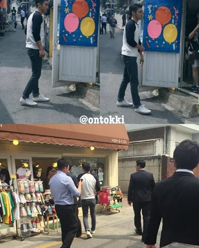 Siwon dan Liu Wen saat syuting WGM di Korea. ©credit as tagged