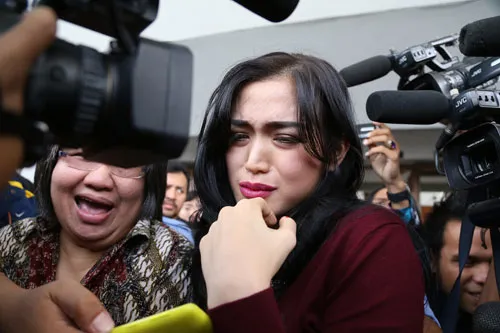 Jessica Iskandar menghadiri persidangan perceraian ©Agus Apriyanto