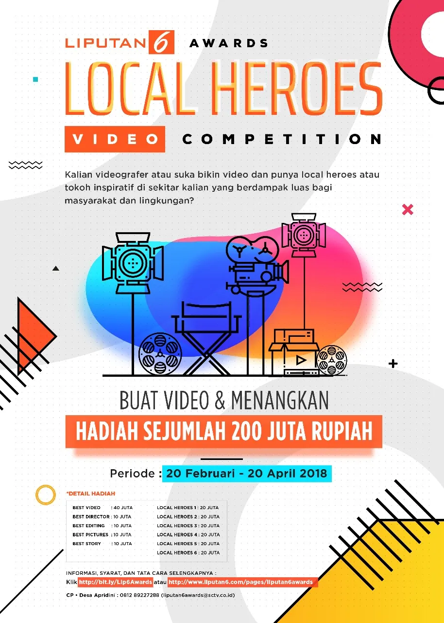 Kompetisi Liputan 6 Awards Local Heroes Video Competition. © Liputan 6