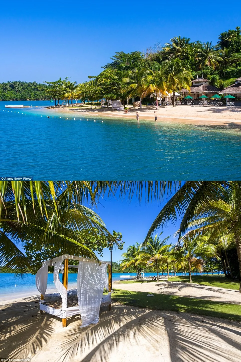 Lokasi liburan Indah Beyonce, Scarlett Johansson dan Tom Cruise. ©Alamy Stock Photo + Rex Suttherstock via Dailymail.co.ik