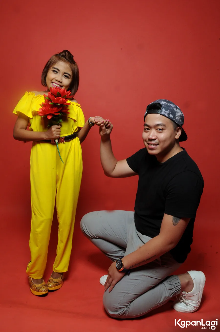 Juan tak pernah berhenti buktikan cinta pada Lolly © KapanLagi.com®/Bayu Herdianto