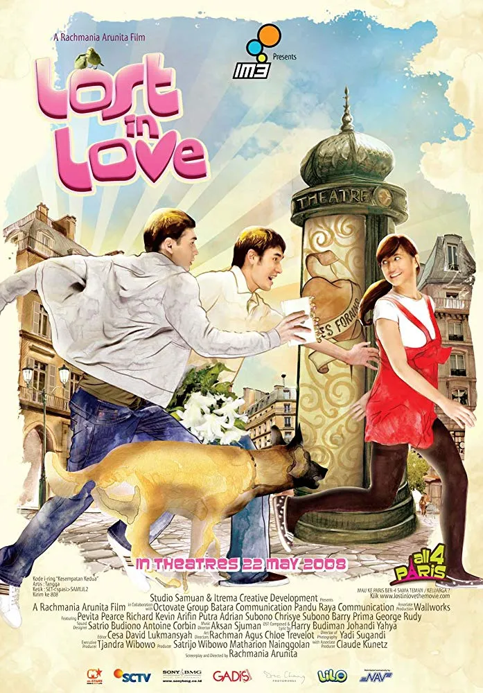 Pevita Pearce main bareng Arifin Putra dan Richard Kevin di film LOST IN LOVE © i-Trema