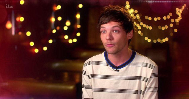 Louis beri dukungan untuk Zayn © ITV/dailymail.co.uk
