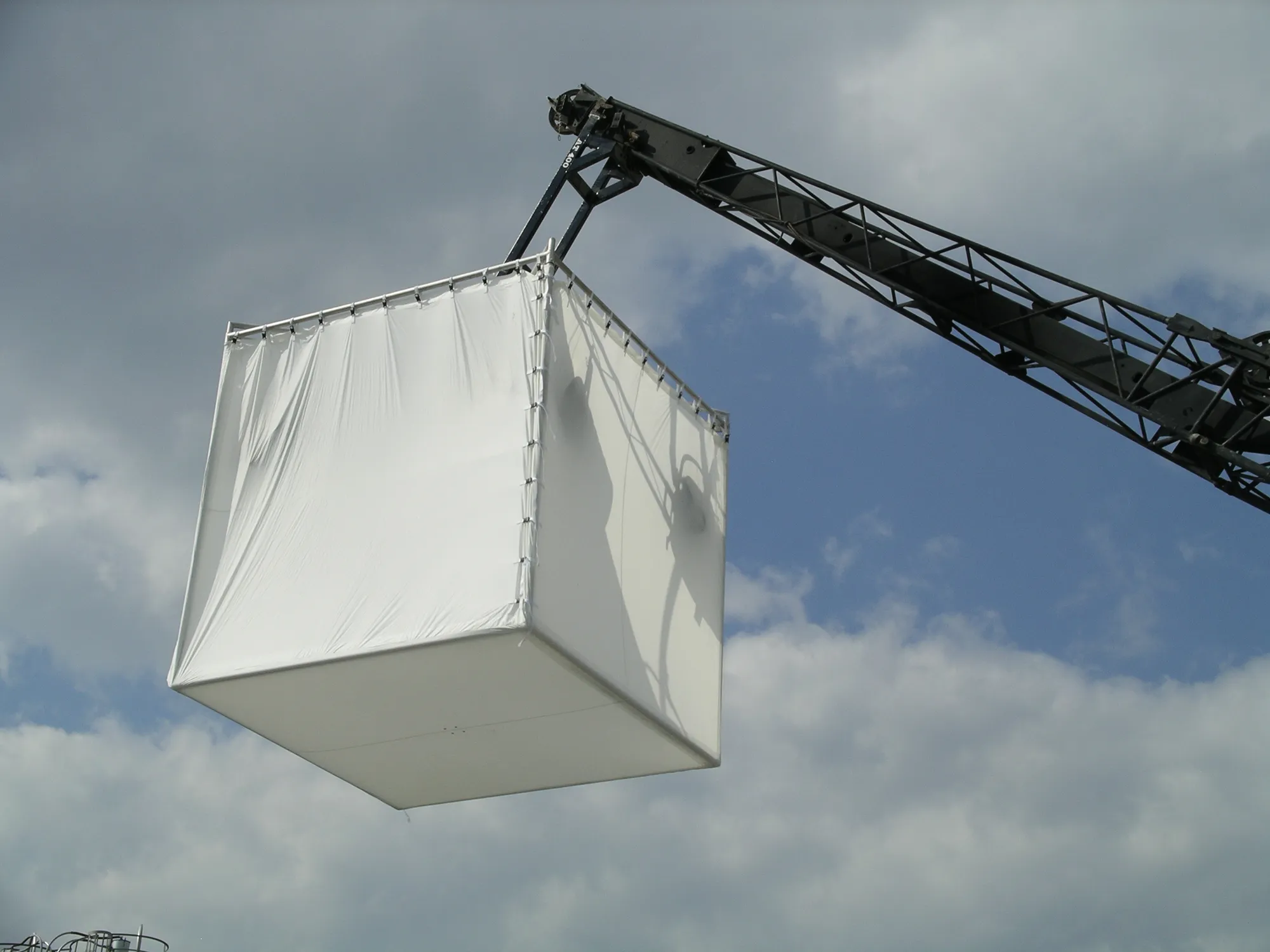 Moon box, alat syuting yang hampir mencabut nyawa Anushka. @istimewa