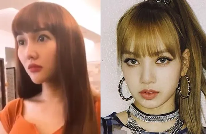 Foto Lucinta Luan mirip Lisa Blackpink credit: instagram.com/lucintaluna