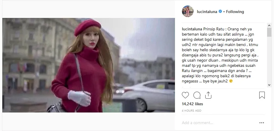 Lucinta Luna foto: instagram/lucintaluna