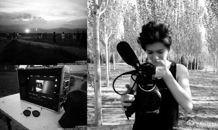 Momen Luhan saat syuting MV untuk album baru. ©credit as tagged