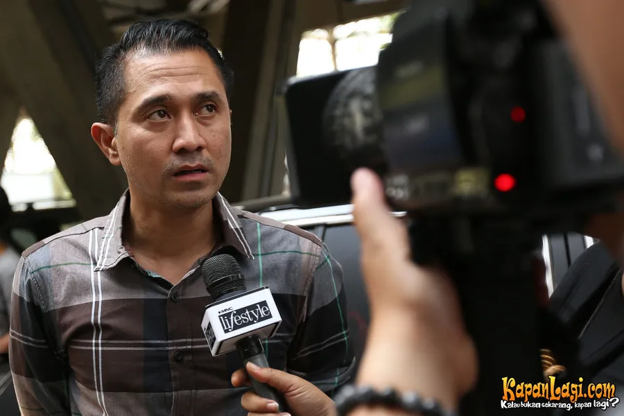 Lukman Sardi bantah film yang ia garap didanai Wiranto. ©KapanLagi.com®/Busan