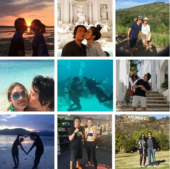 Luna Maya rayakan tiga tahun pacaran dengan Reino Barack © Instagram.com/lunamaya