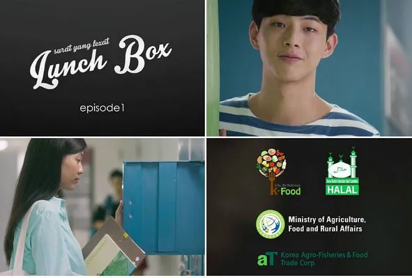 Episode pertama Lunch Box, web-drama Ji Soo bersama Amelia Tantono yang merupakan gadis asal Indonesia. ©Instagram/amelia_tantono