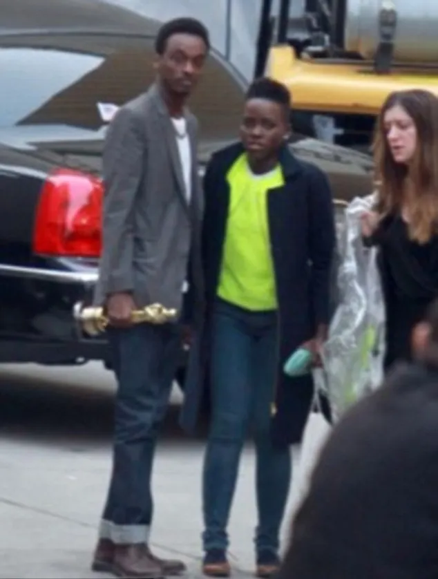 Lupita Nyong O dan K'naan @ dailymail.co.uk
