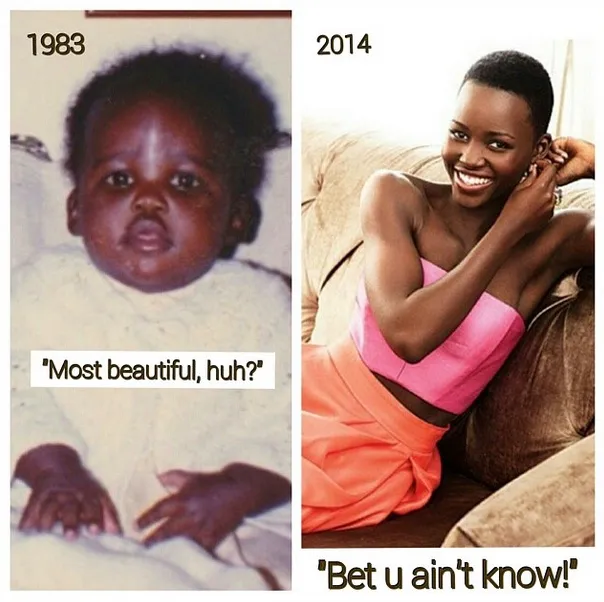 Lupita dulu dan kini @ Instagram.com/lupitanyongo