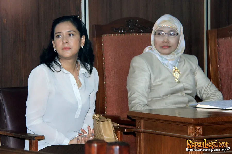 Lidya Kandou hadir dalam sidang perceraiannya dengan Jamal Mirdad.