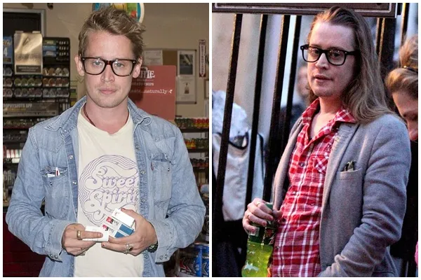 Perubahan penampilan Macaulay © via dialymail.co.uk