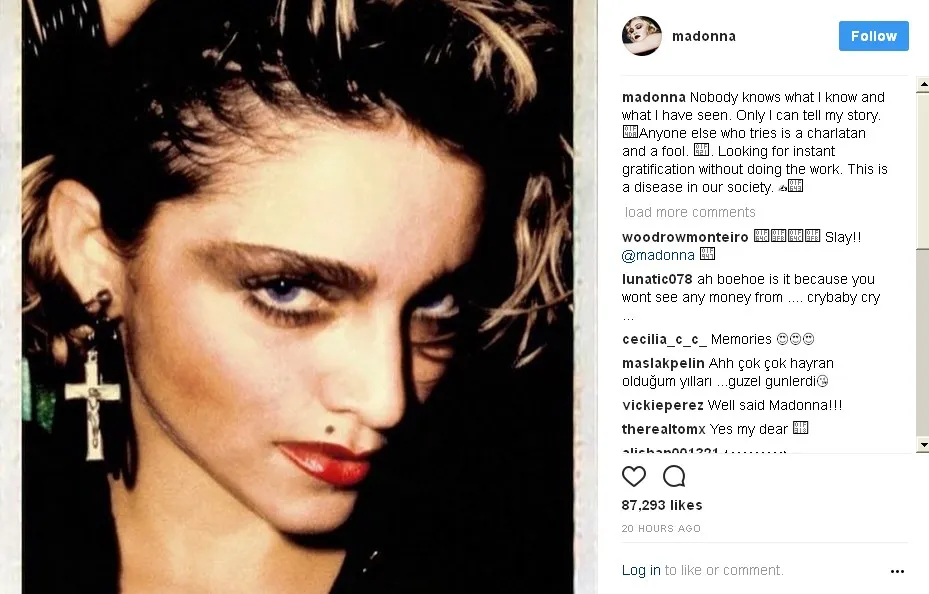Madonna © Instagram
