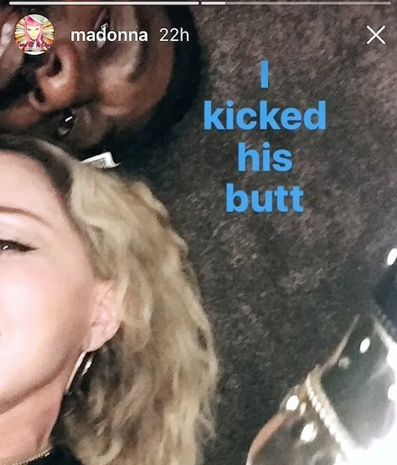 Madonna bagikan momen bareng Idris ELba © Snapchat