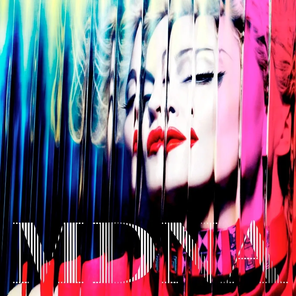 Artwork cover album MDNA Madonna (2012) @www.washingtonblade.com 