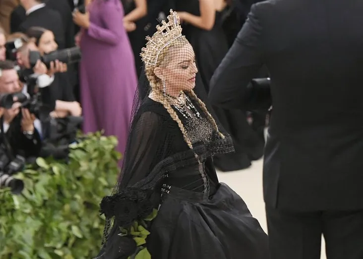 Madonna hadiri MET Gala 2018. Credit: via instagram.com/narcisapheres