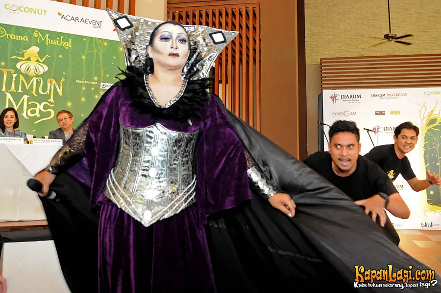 Maera saat di pementasan teater Timun Mas.